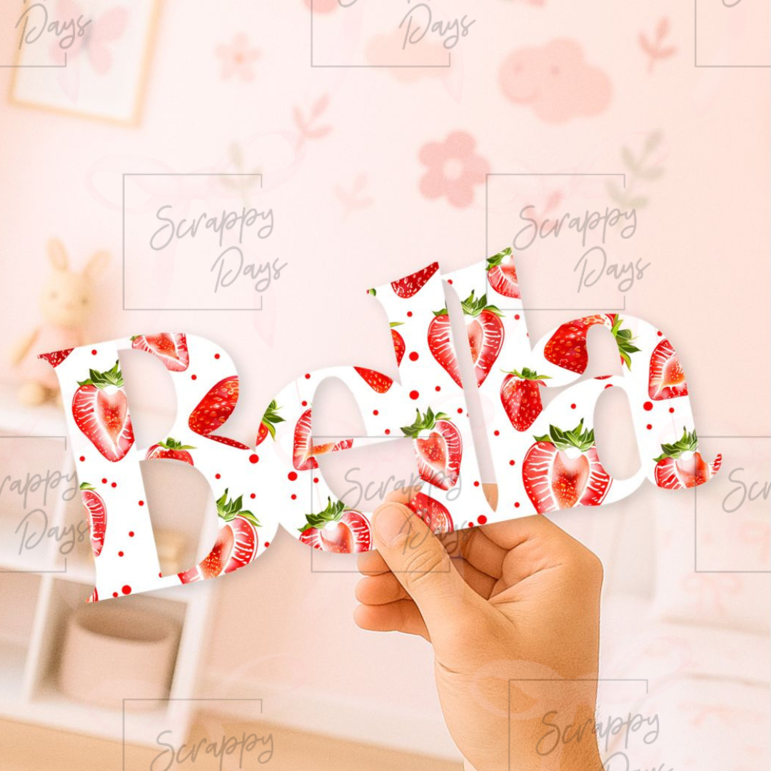 Personalised Acrylic Name Sign