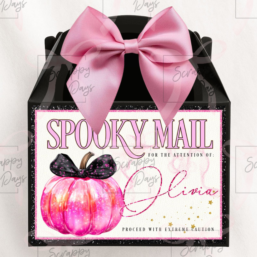 Personalised Spooky Mail Halloween Gift Box