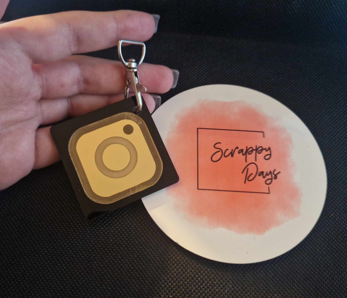 NFC social media Keyring