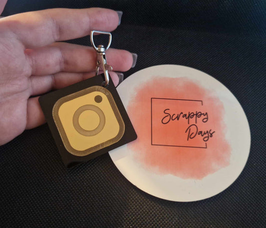 NFC social media Keyring