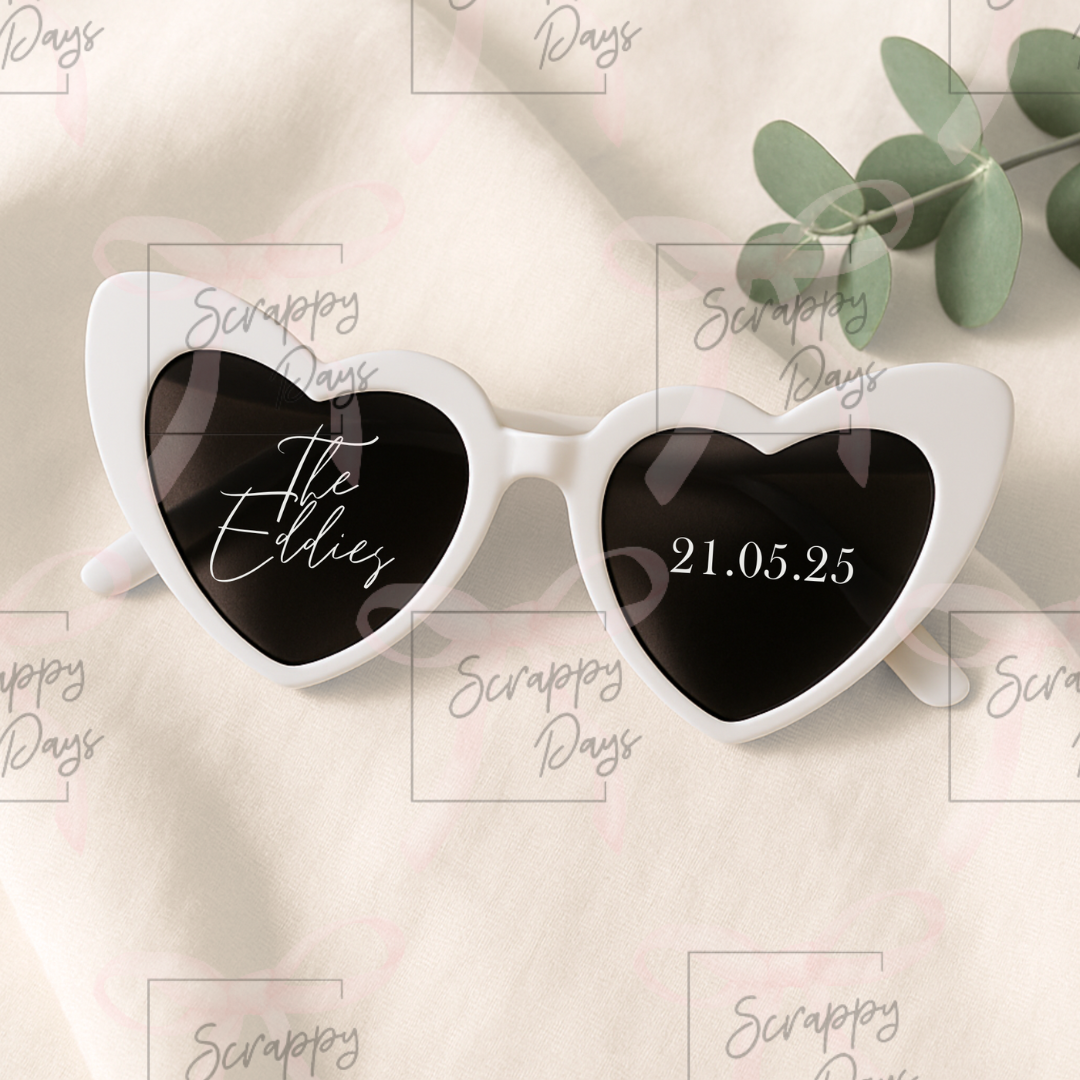 Personalised Wedding Sunglasses