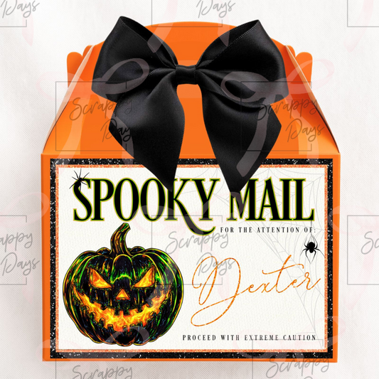 Personalised Spooky Mail Halloween Gift Box